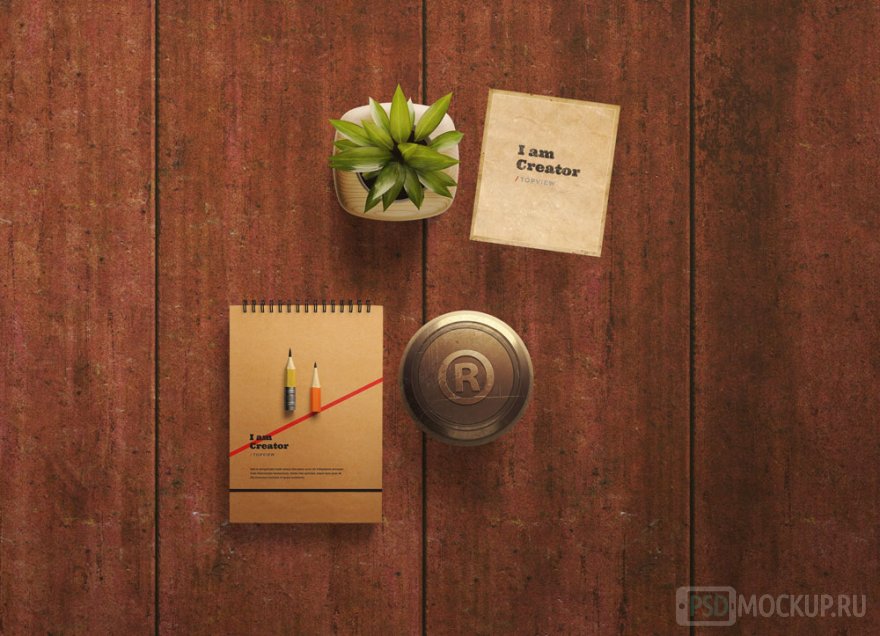 PSD mockup of items