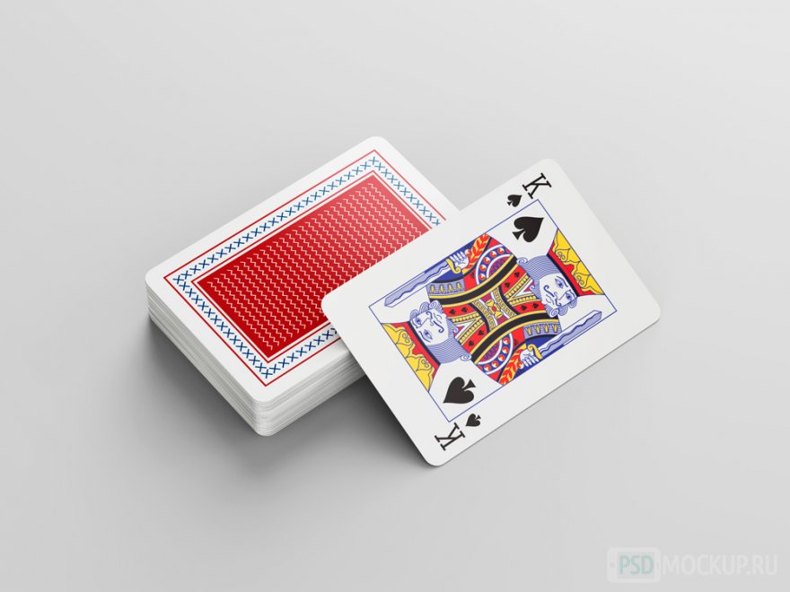 Free Playing Cards mockup