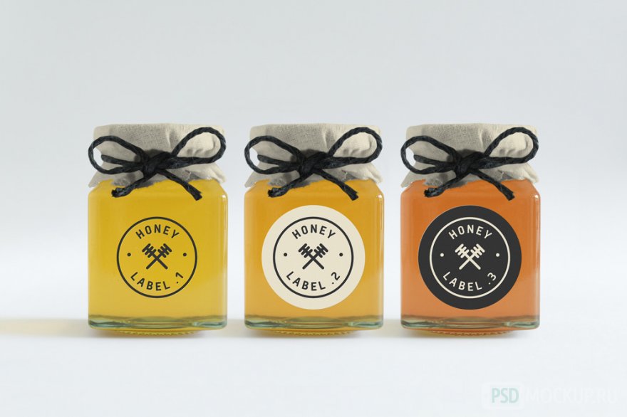 Mockup of jars
