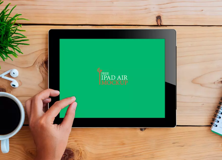 Скачать iPad Air PSD mockup