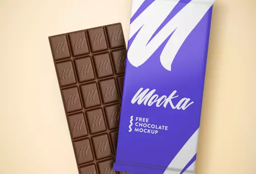 Chocolate mockup
