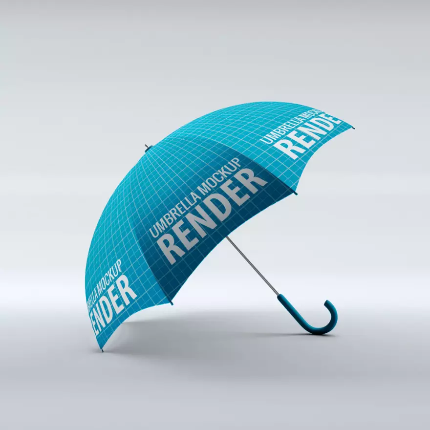 Скачать Free umbrella PSD mockup
