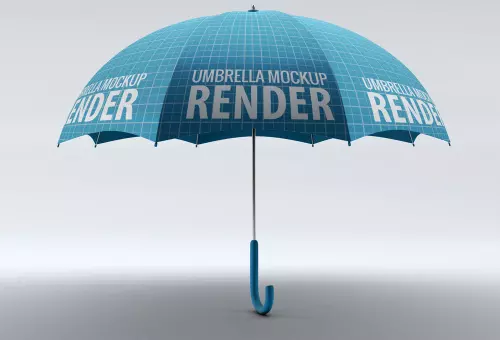 Free umbrella PSD mockup