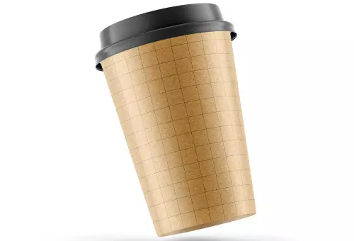 PSD мокап кофейного стаканчика