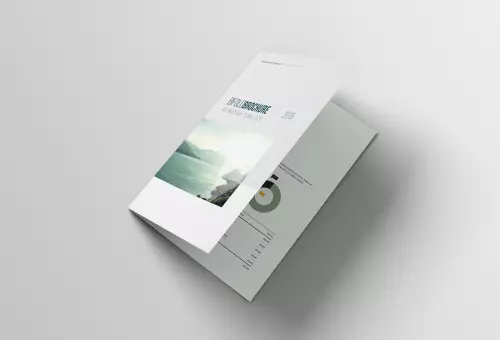 Free mockup of the booklet