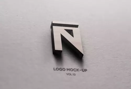 Free мокап logo
