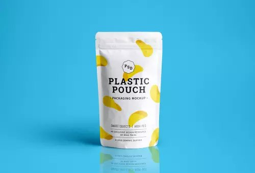 Мокап пластиковой упаковки
