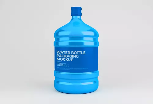 Мокап бутылки для воды