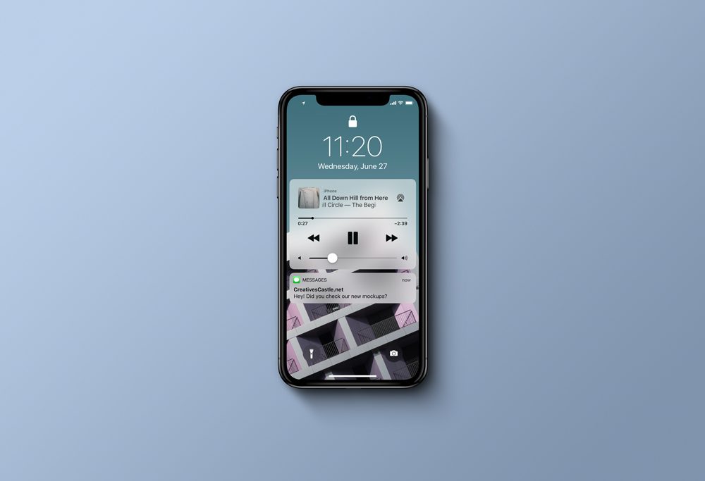 Мокап iPhone X (25.73 Mb)
