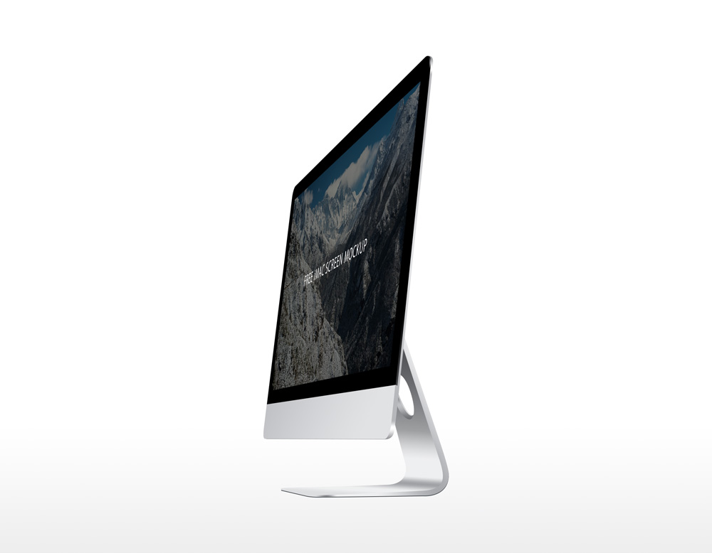 Apple iMac monoblock PSD mockup (29.31 Mb)
