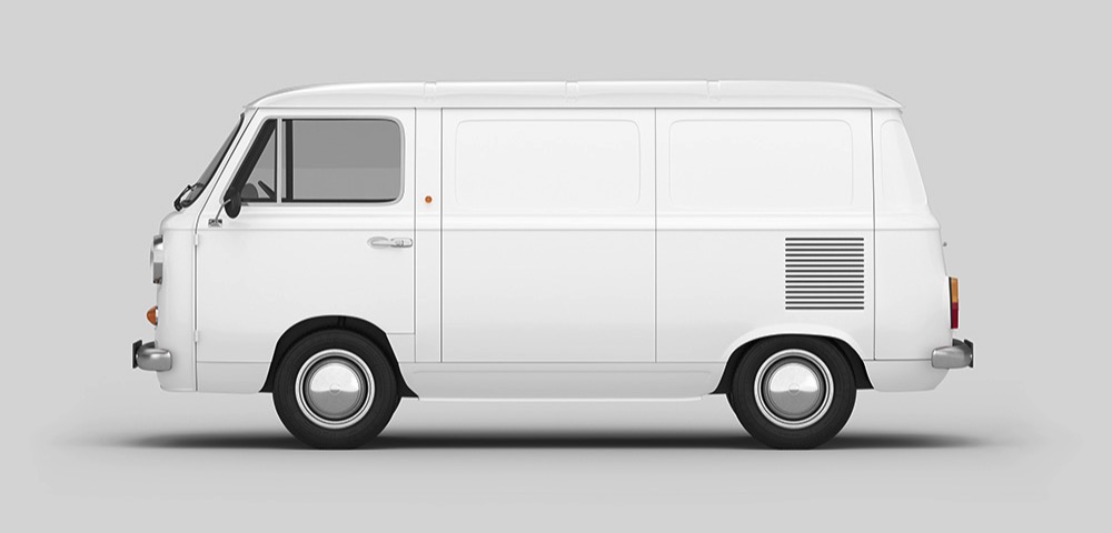 Mock up of the famous Volkswagen van (75.67 Mb)